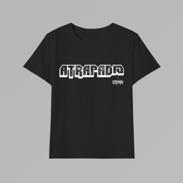 Camiseta Chica Negra «ATRAPADO»